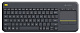Клавиатура Logitech Wireless Touch Keyboard K400 Plus Black USB